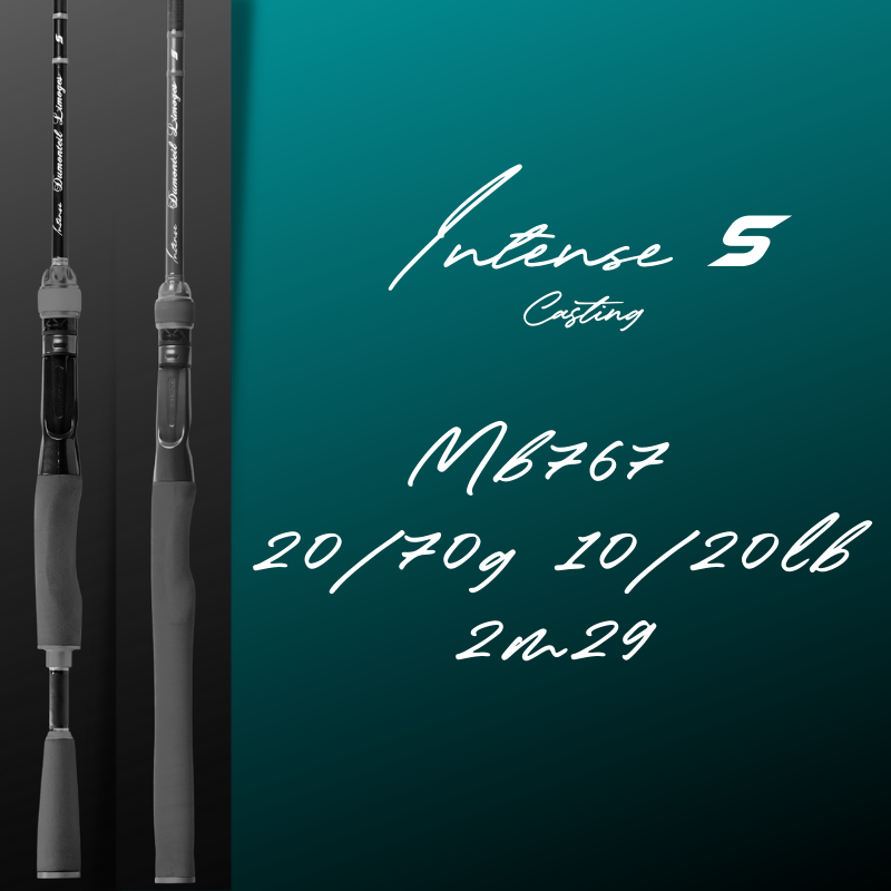 Canne à pêche sur mesure - Haut de Gamme - Intense MB767- Black Bass -  Brochet