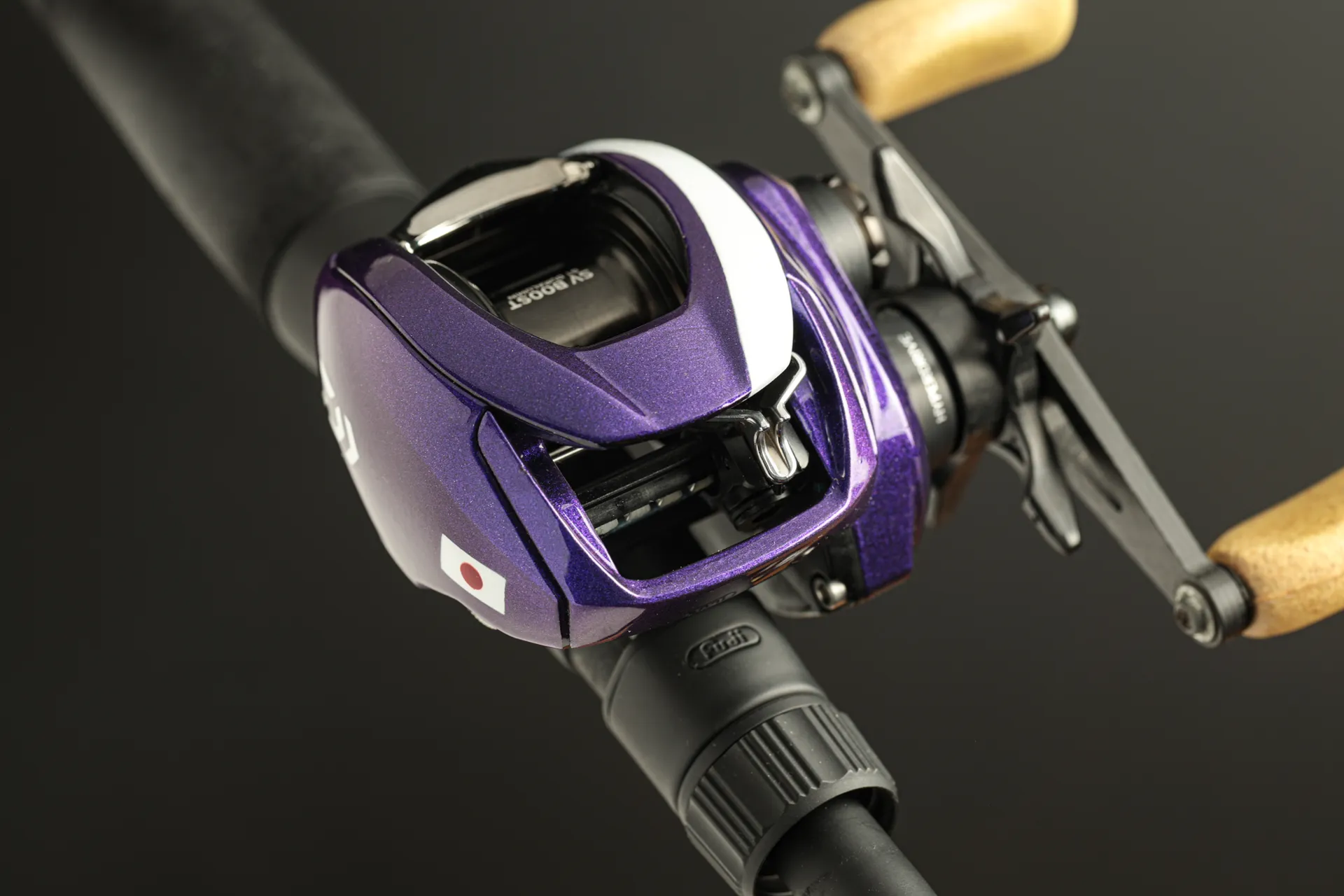 Daiwa Zillion SV TW 2021 peint en violet métallisé par Dumonteil Limoges 