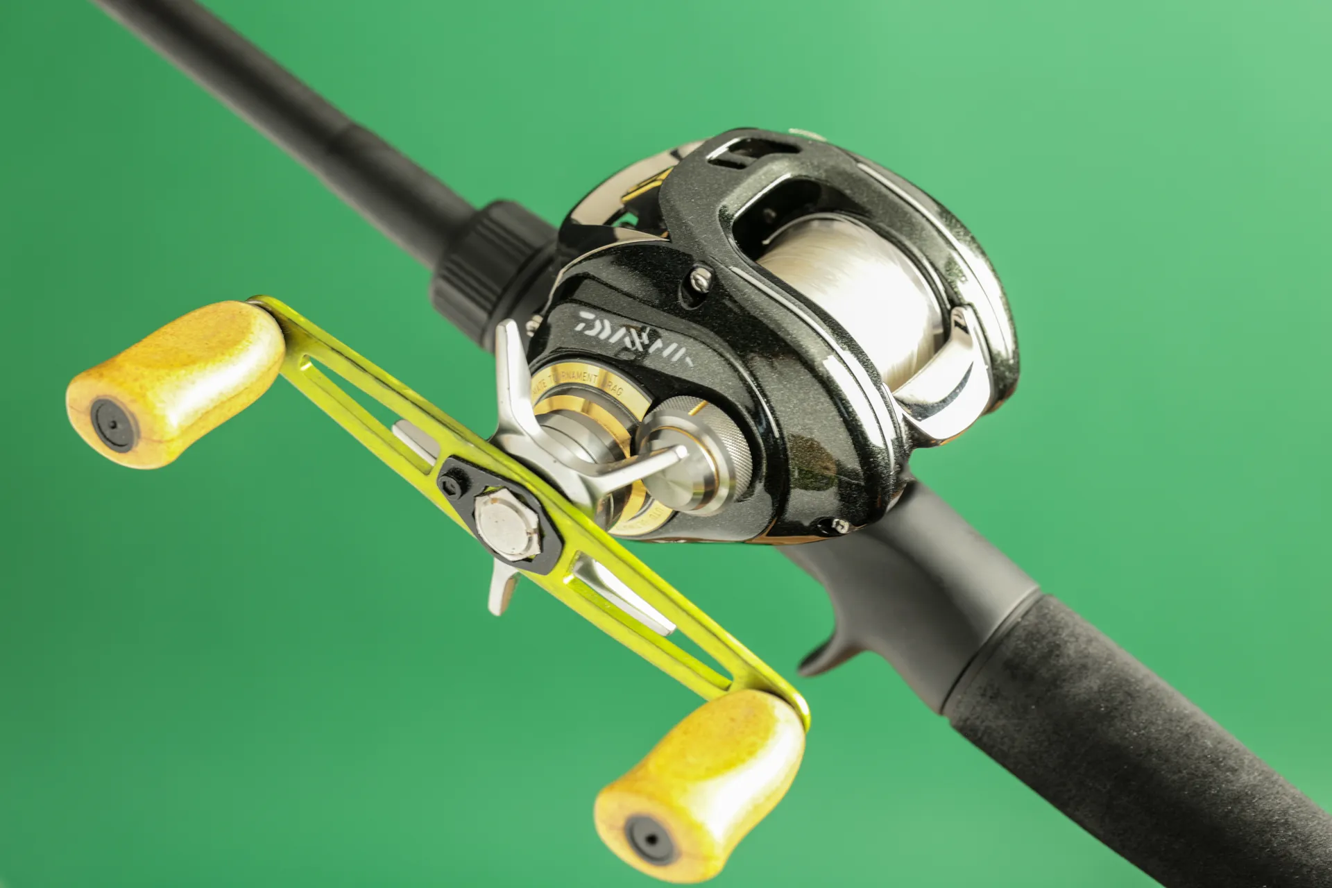 Daiwa TD Zillion J DREAM en vert kaki peint par Dumoneil Limoges 